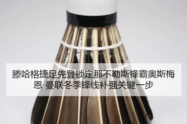 滕哈格捷足先登锁定那不勒斯锋霸奥斯梅恩 曼联冬季锋线补强关键一步